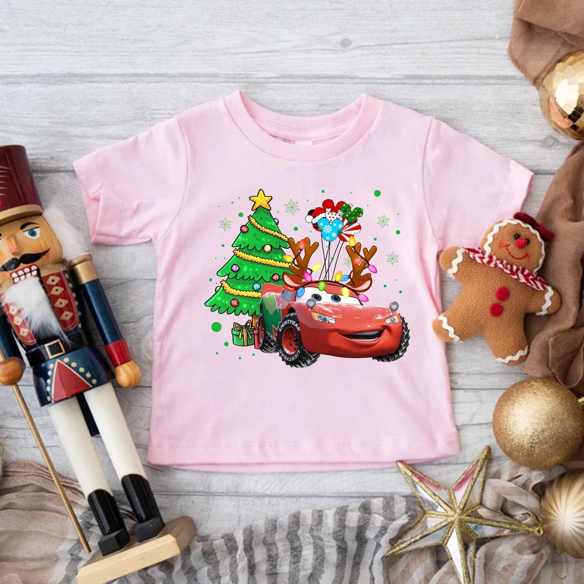 Disney Lightning Mcqueen Christmas Shirt 2