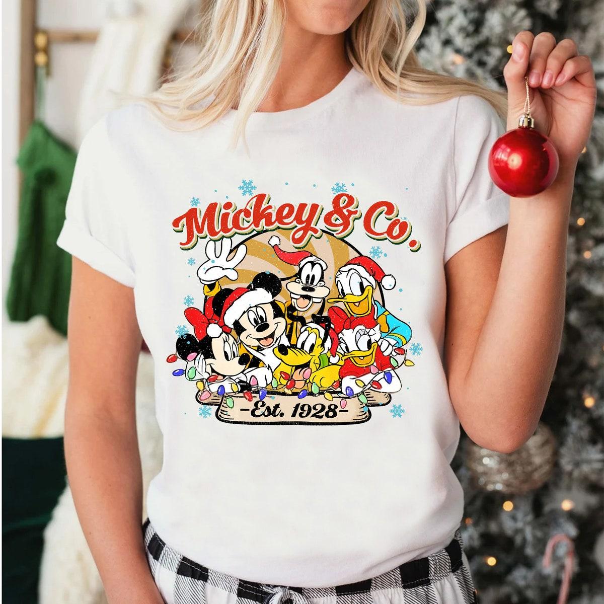 Disney Mickey And Co Est 1928 Christmas Shirt 1