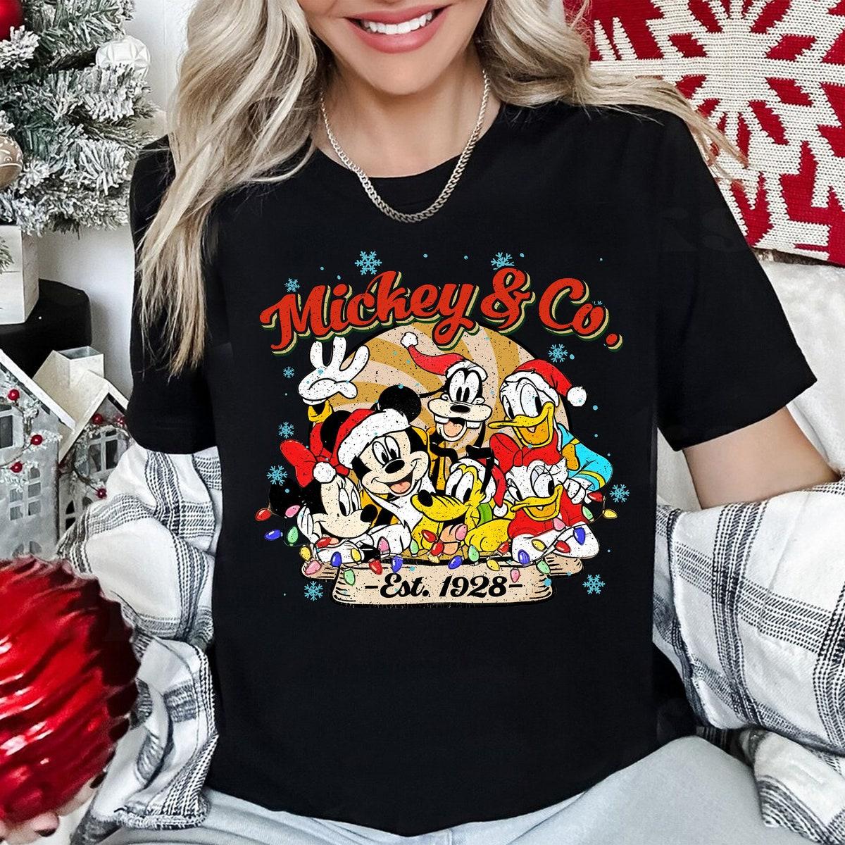 Disney Mickey And Co Est 1928 Christmas Shirt 2