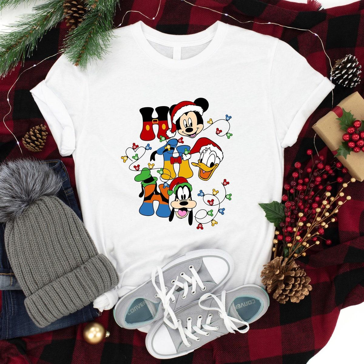 Disney Mickey And Friends Christmas Shirt 1