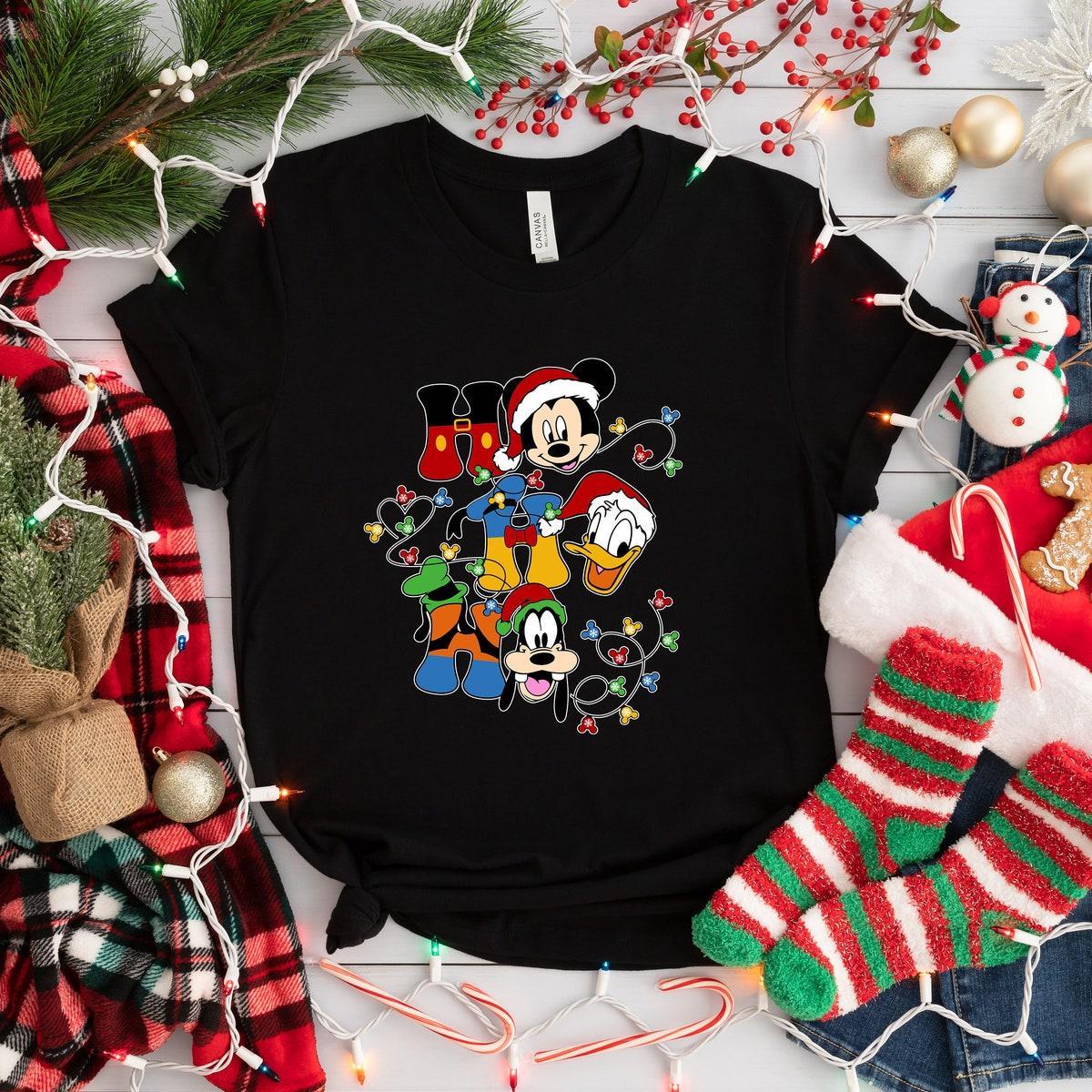 Disney Mickey And Friends Christmas Shirt 4