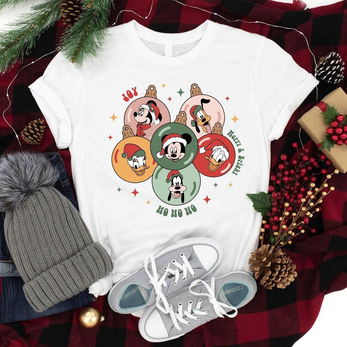 Disney Mickey And Friends Christmas Xmas Shirt 1