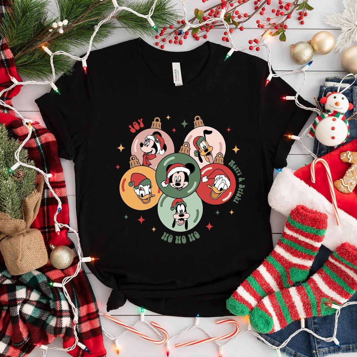 Disney Mickey And Friends Christmas Xmas Shirt 2