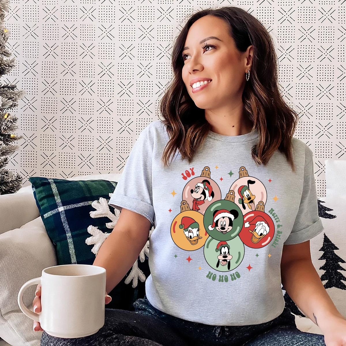 Disney Mickey And Friends Christmas Xmas Shirt 3