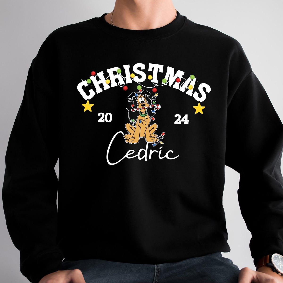 Disney Mickey And Friends Custom Name Christmas Shirt 4