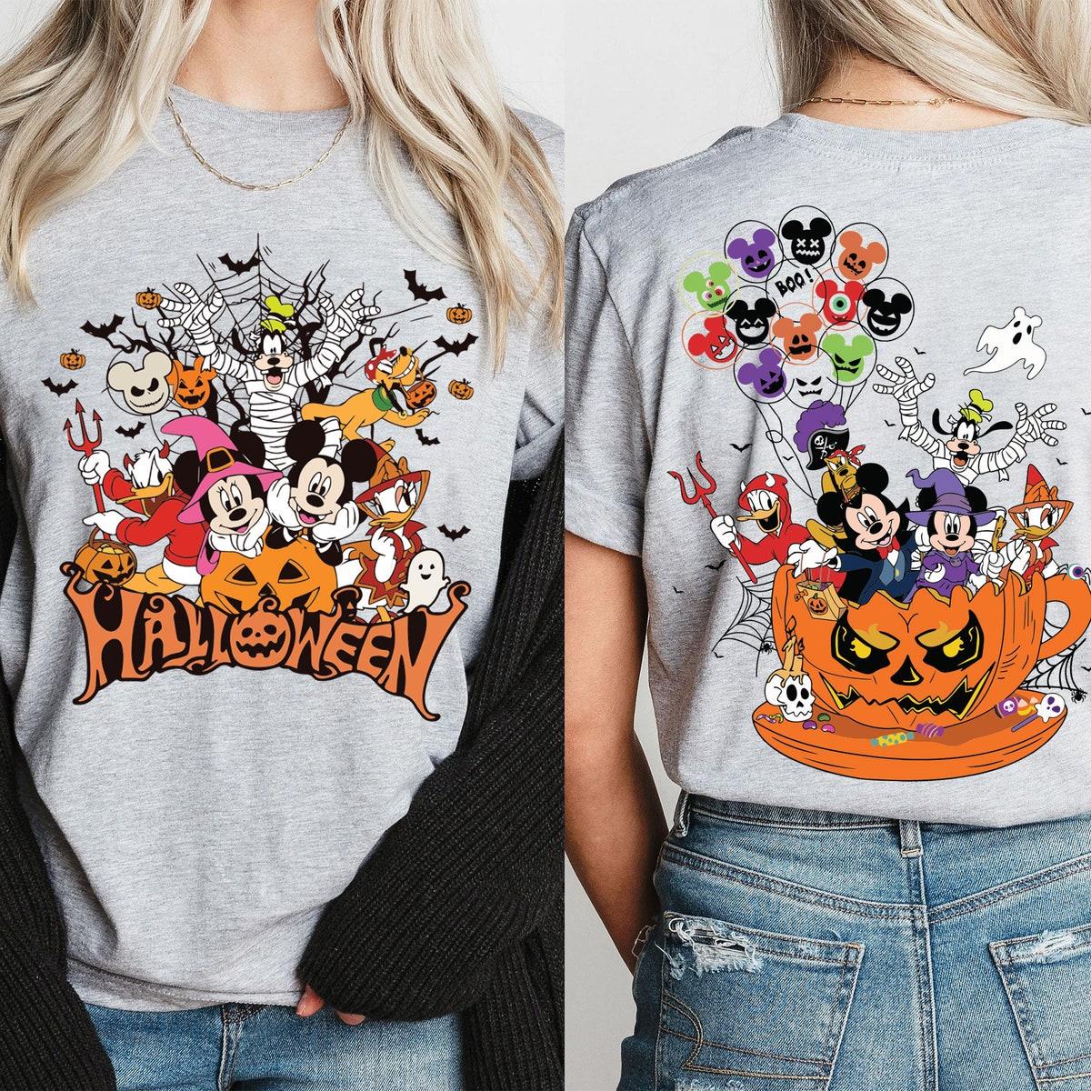 Disney Mickey And Friends Halloween Matching Shirt 1