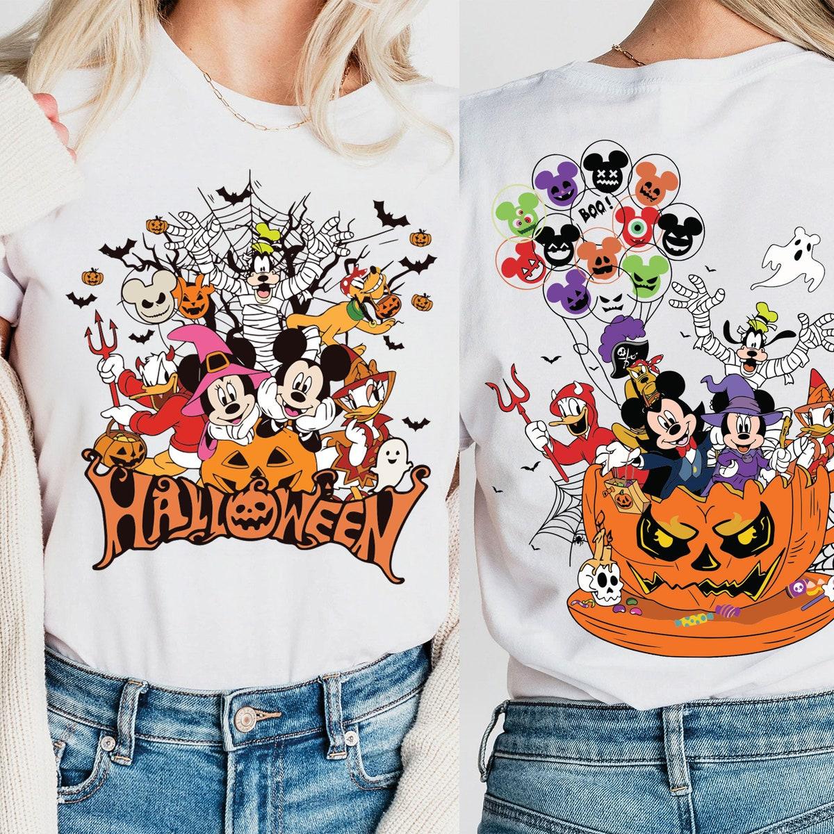 Disney Mickey And Friends Halloween Matching Shirt 3