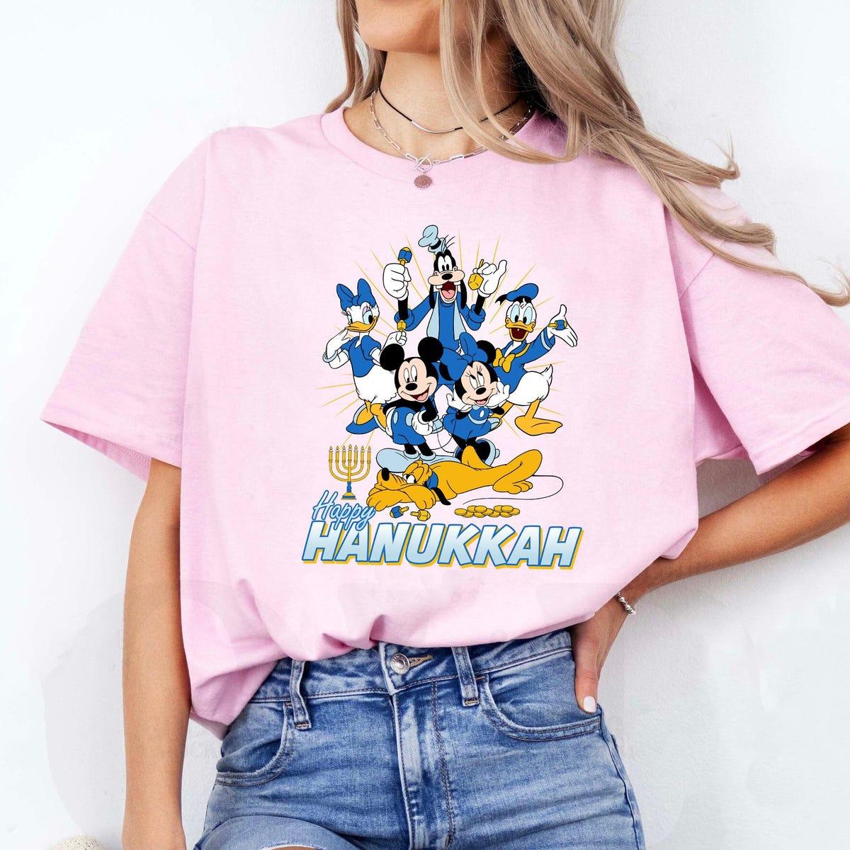 Disney Mickey And Friends Happy Hanukkah Shirt 2