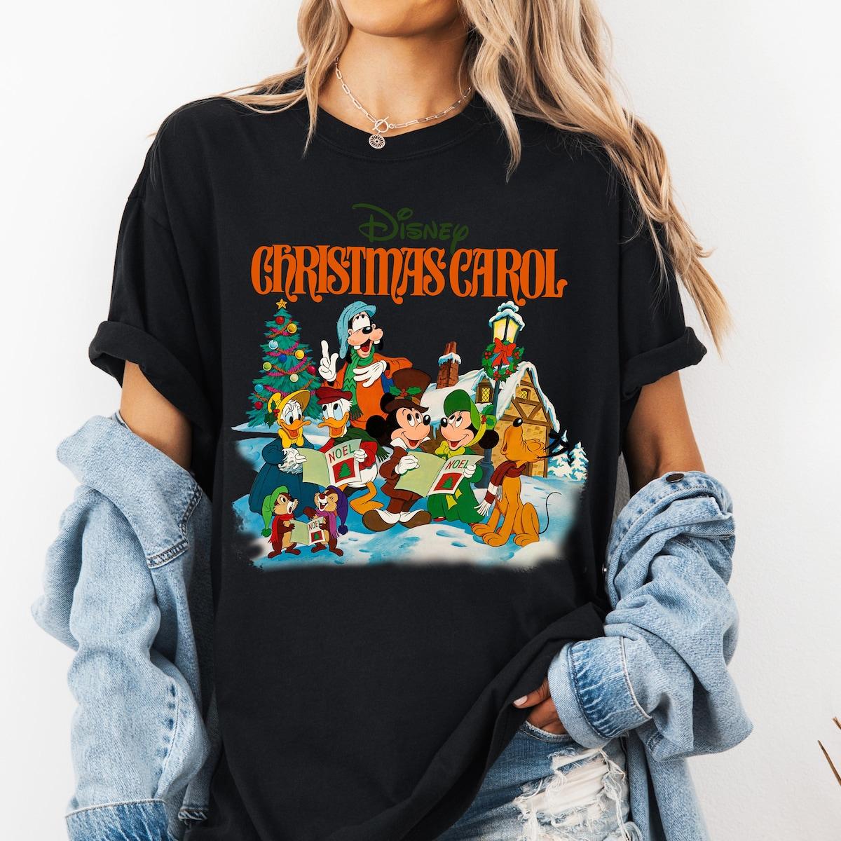 Disney Mickey And Friends Merry Christmas Carol Shirt 1