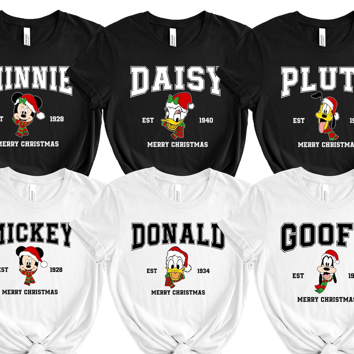 Disney Mickey And Friends Merry Christmas Shirt 1