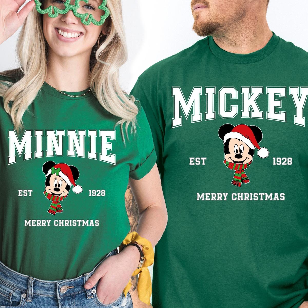 Disney Mickey And Friends Merry Christmas Shirt 2