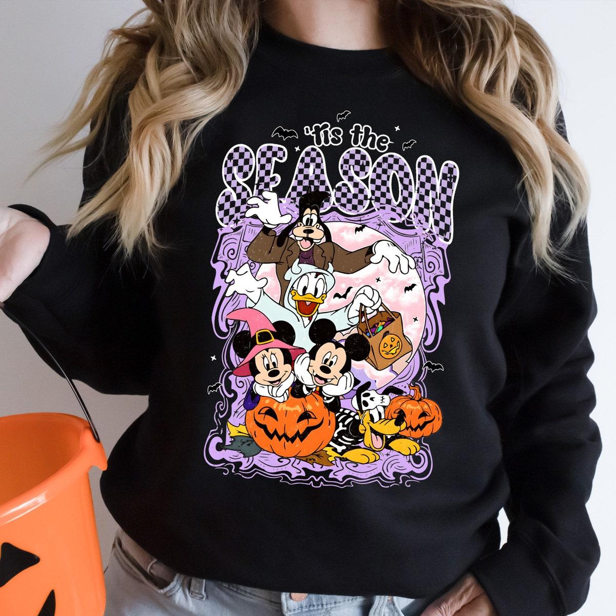 Disney Mickey And Friends Tis The Season Halloween Shirt 1