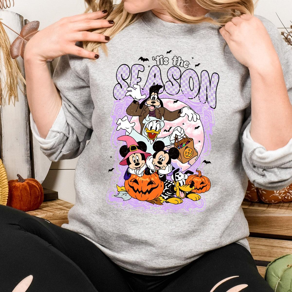 Disney Mickey And Friends Tis The Season Halloween Shirt 4