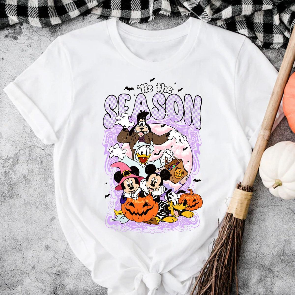 Disney Mickey And Friends Tis The Season Halloween Shirt 5