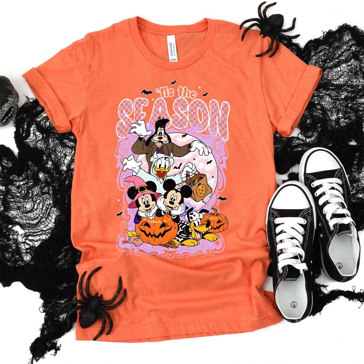 Disney Mickey And Friends Tis The Season Halloween Shirt 6