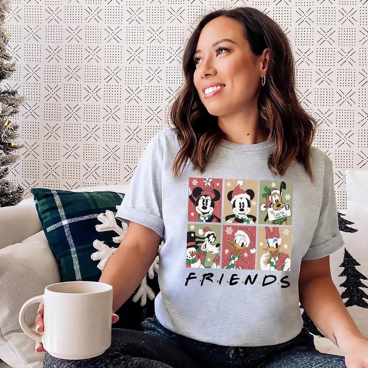 Disney Mickey And Friends Xmas Shirt 1