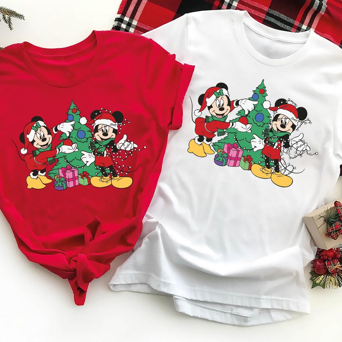 Disney Mickey And Minnie Christmas Shirt 2