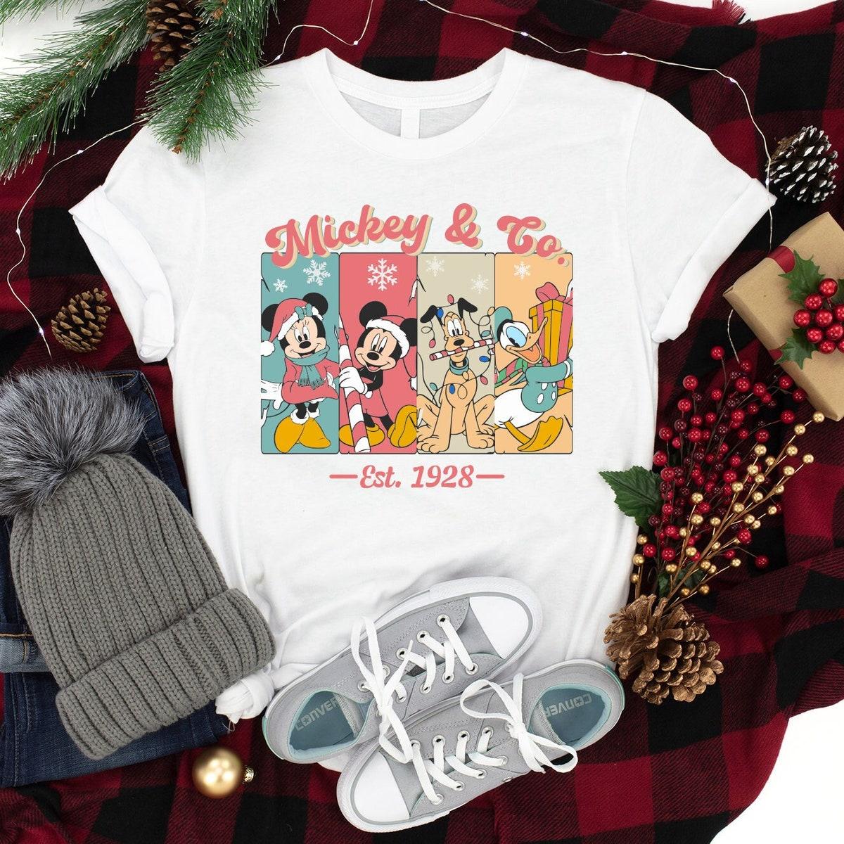 Disney Mickey Co Christmas Shirt 1