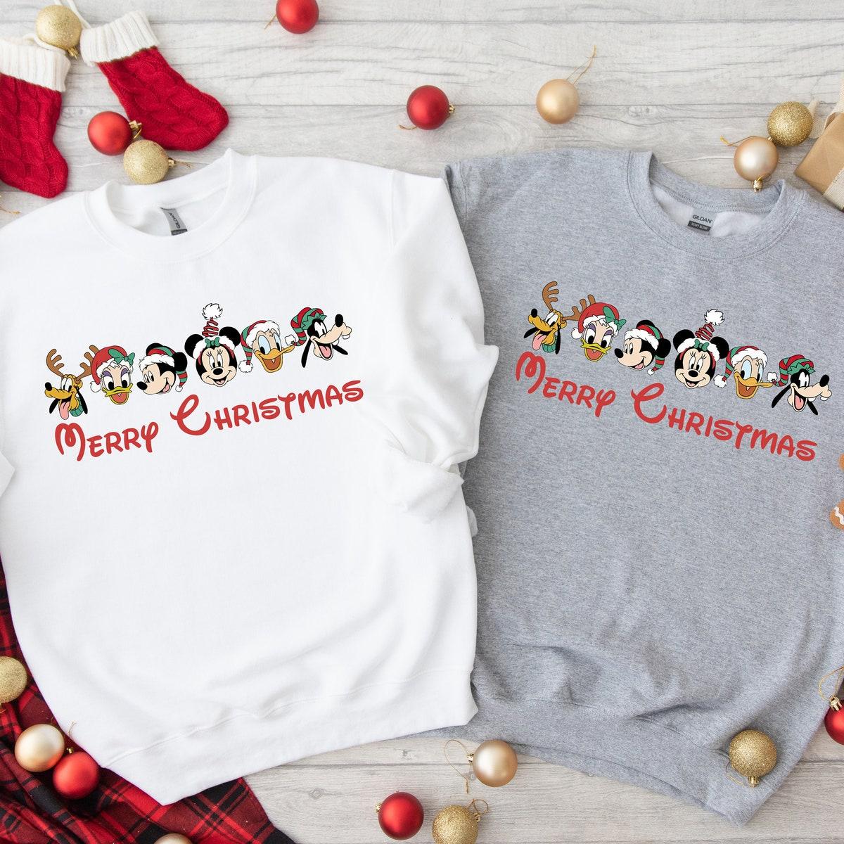 Disney Mickey Friends Christmas Shirt 3