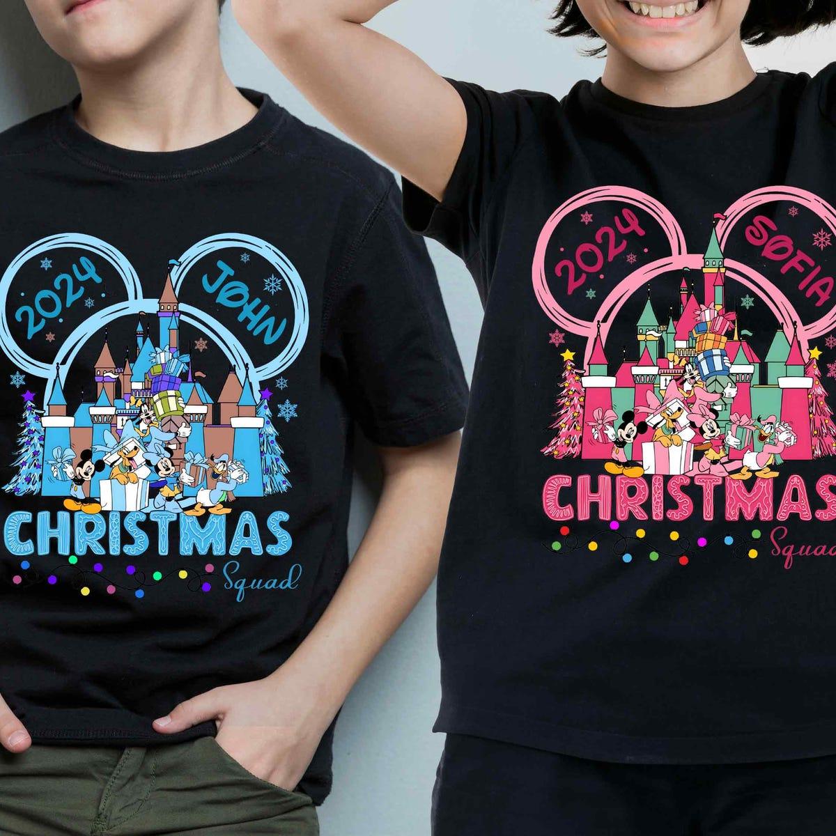 Disney Mickey Minnie Head X mas Shirt 1