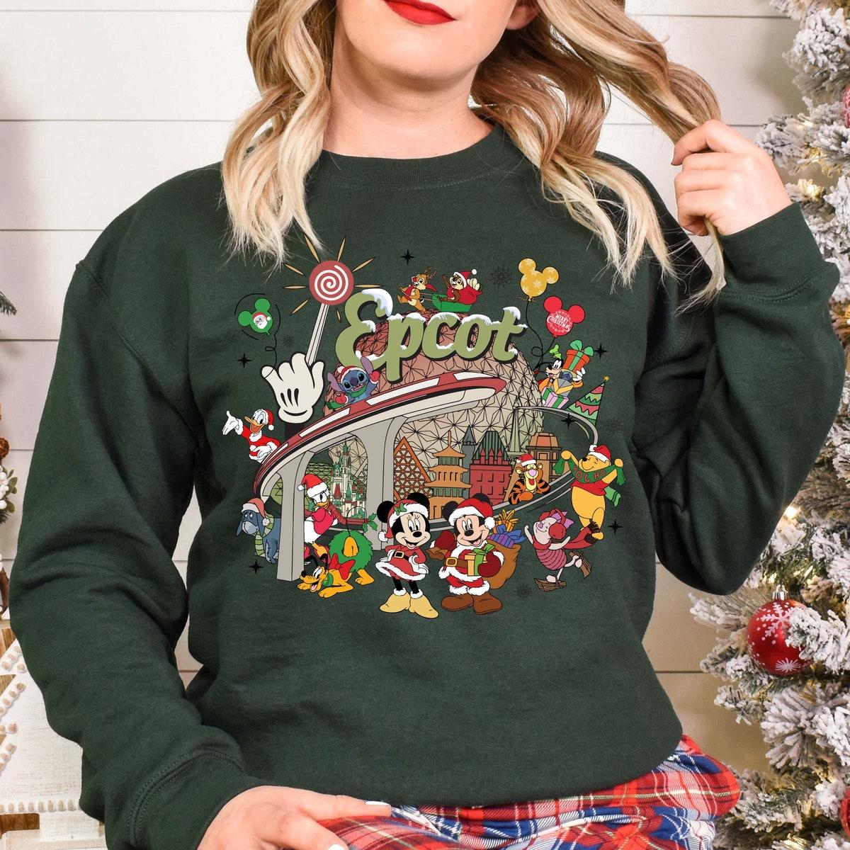 Disney Mickey Mouse And Co Matching Family Christmas Shirt 4