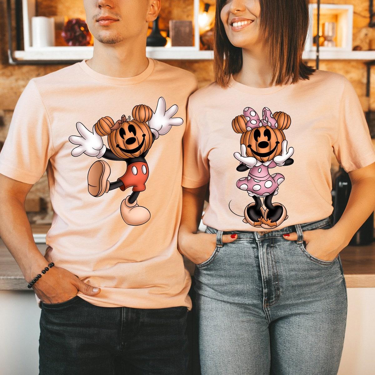 Disney Mickey Mouse And Minnie Mouse Halloween Shirt 1