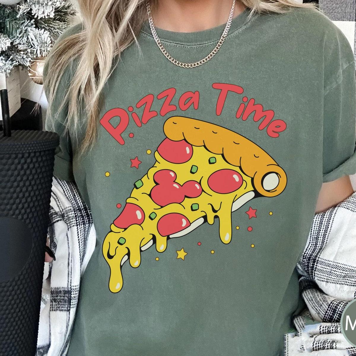 Disney Mickey Mouse Ears Pizza Time Shirt 3