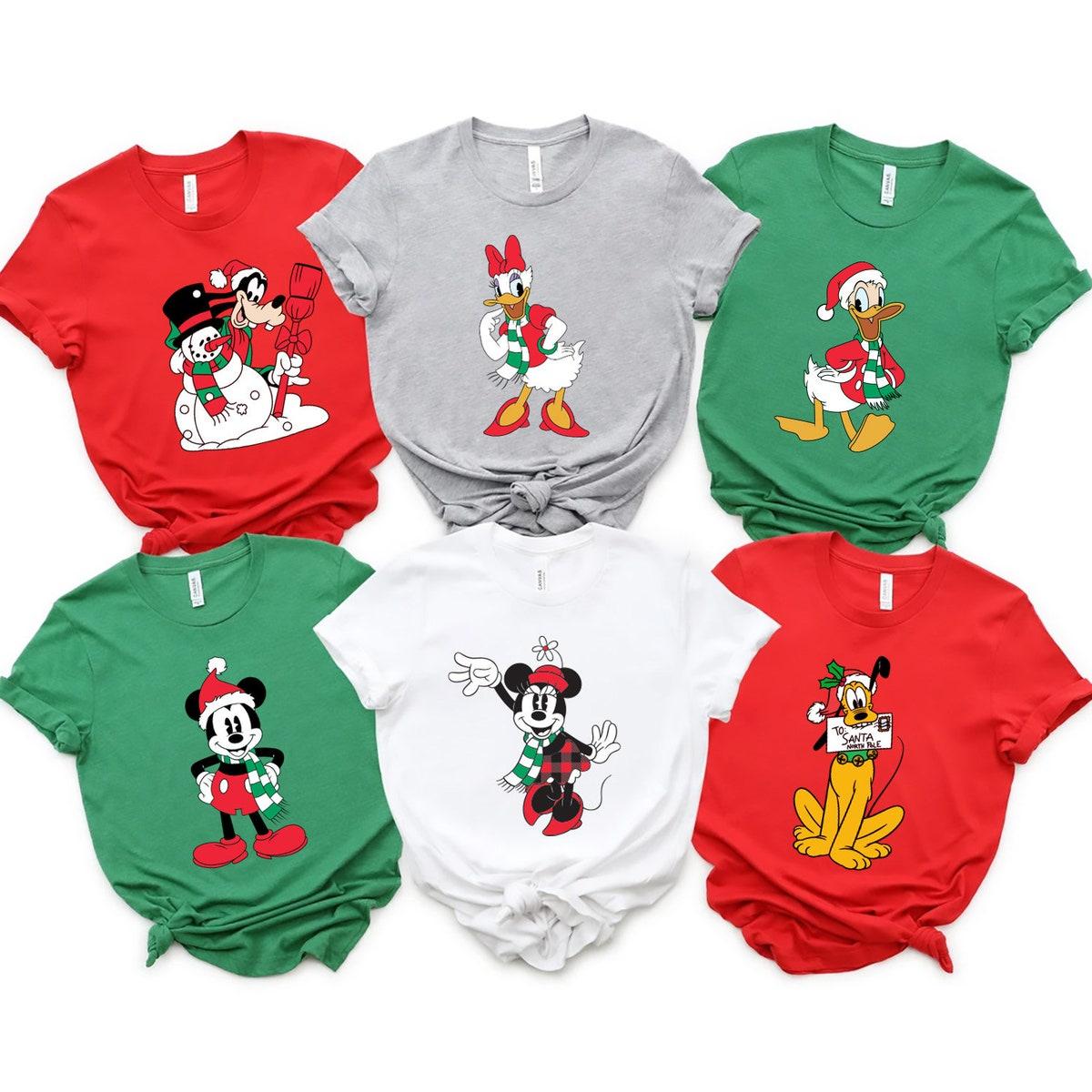 Disney Minnie Mickey And Friends Christmas Shirt 1