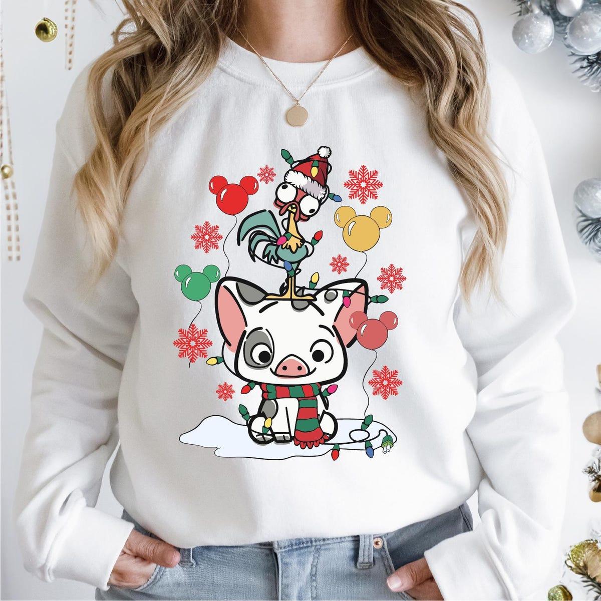 Disney Moana Hei Hei Christmas Pua Pig Shirt 1