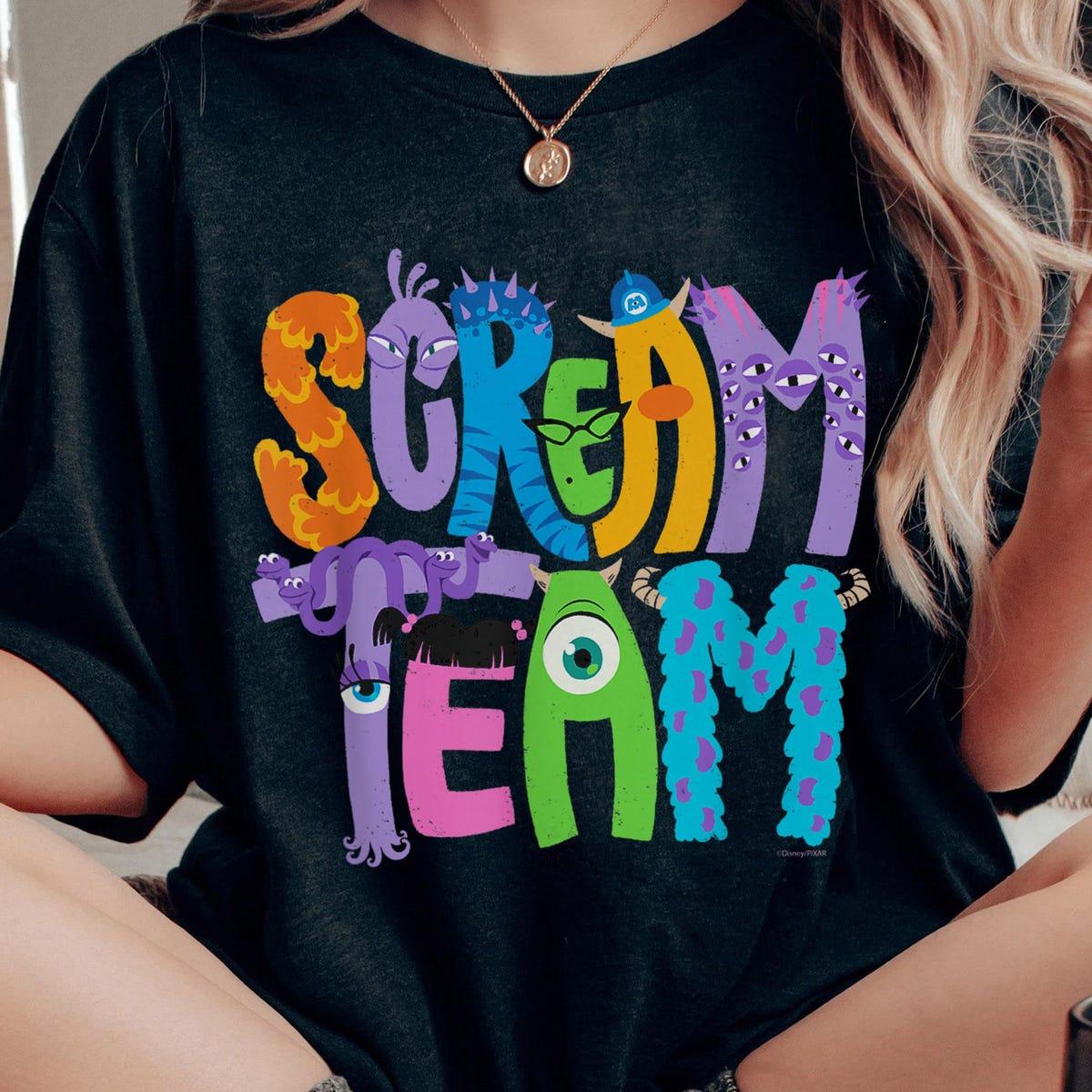 Disney Monsters Inc Scream Team Shirt 1