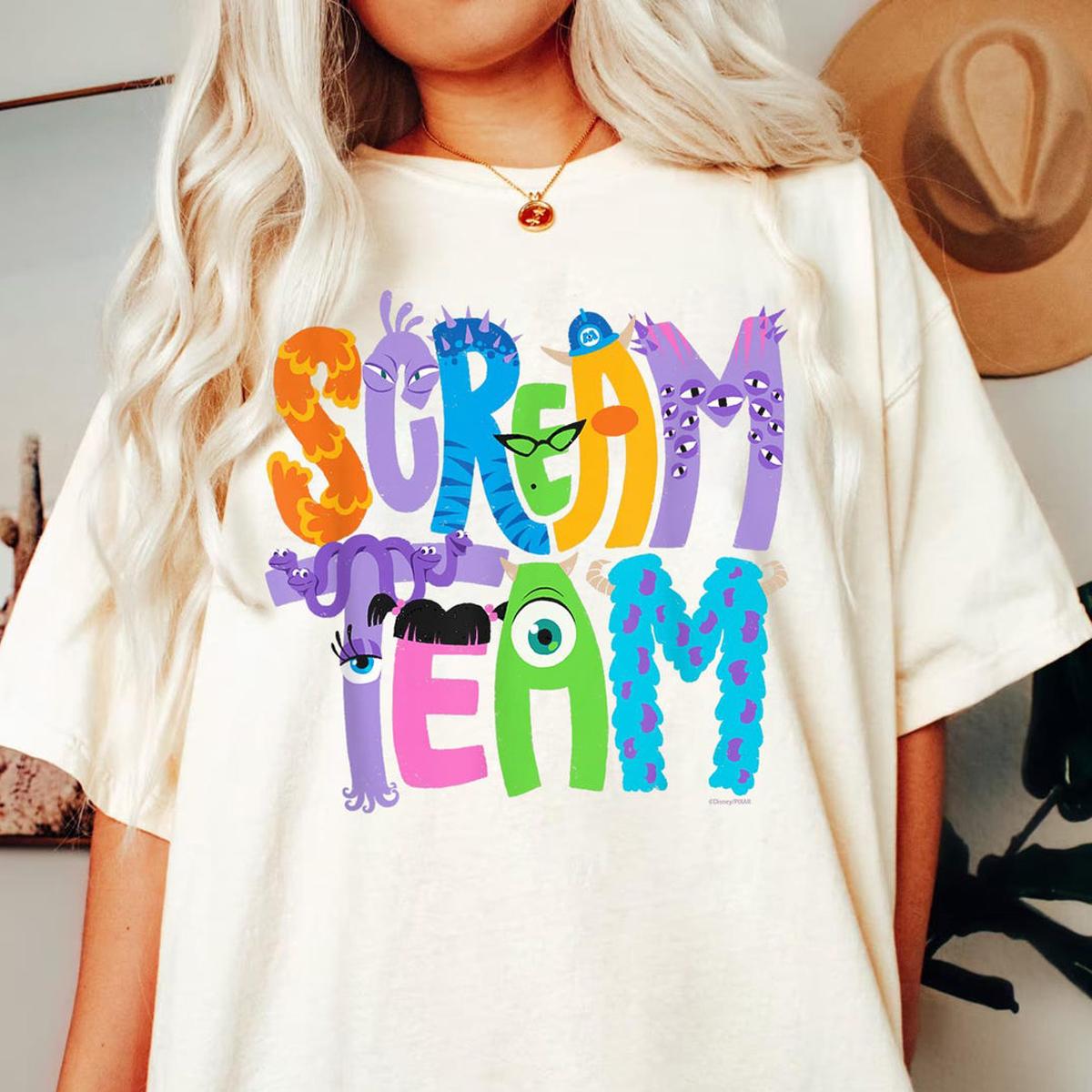 Disney Monsters Inc Scream Team Shirt 2