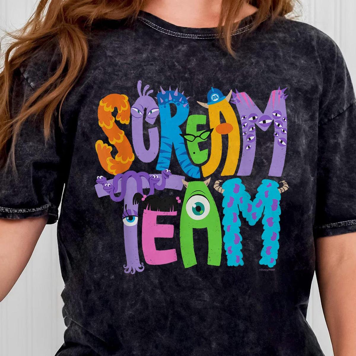 Disney Monsters Inc Scream Team Shirt 5