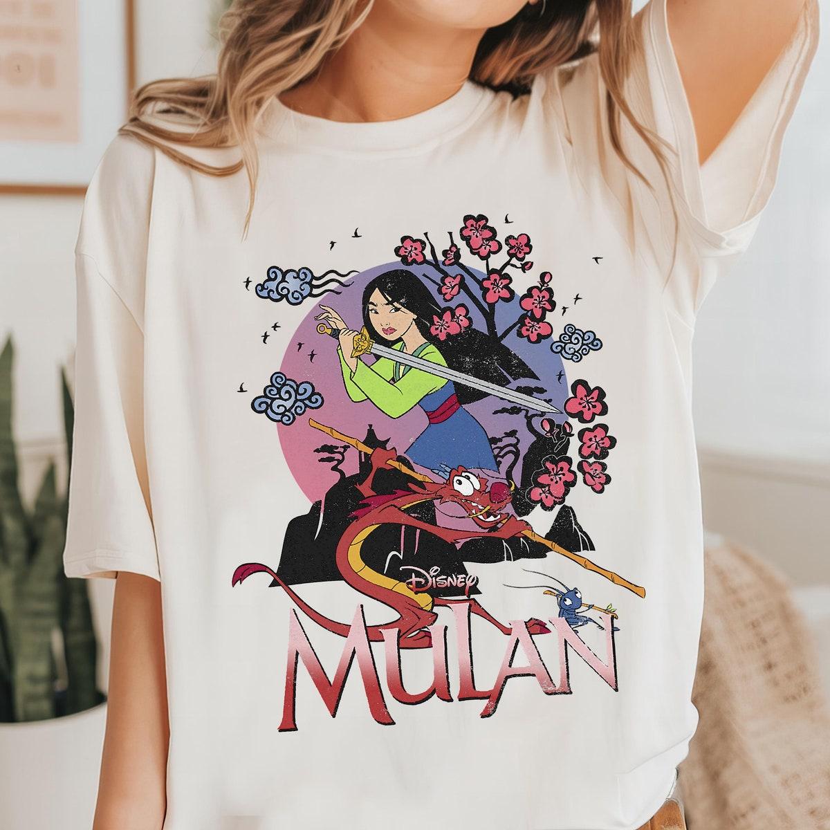 Disney Mulan And Mushu Collage Portrait Logo Magic Kingdom Shirt 1