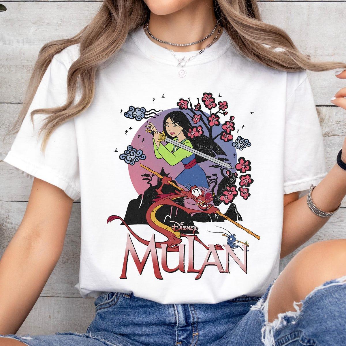 Disney Mulan And Mushu Collage Portrait Logo Magic Kingdom Shirt 3