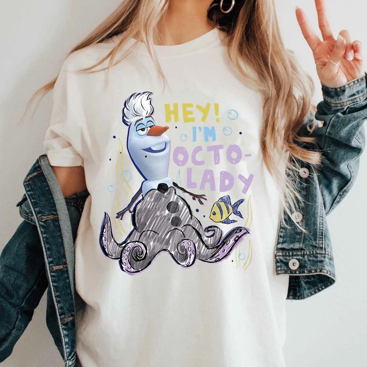 Disney Olaf Presents Ursula Costume Sketch Shirt 2