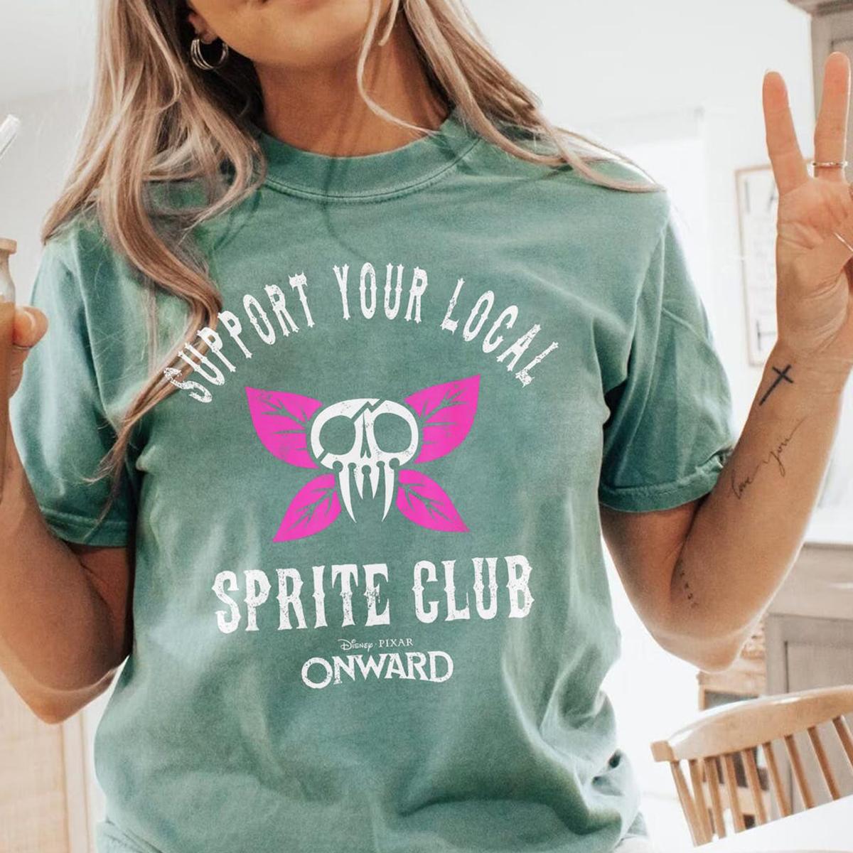 Disney Onward Support Your Local Sprite Club Shirt 3