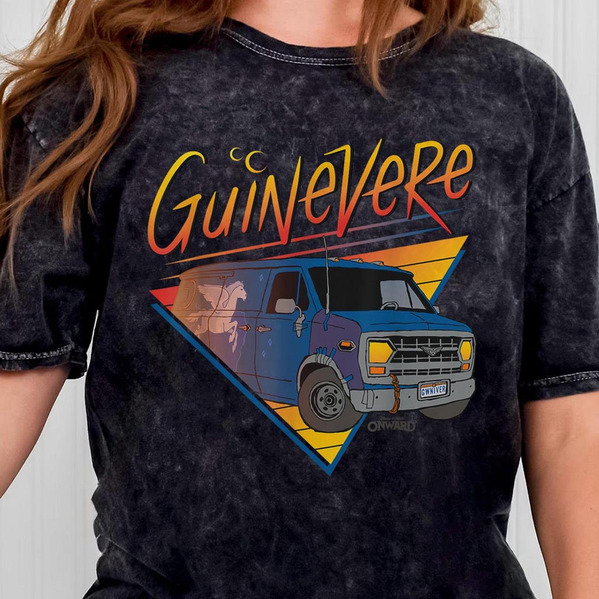 Disney Onward Van Guinevere Guinevere Car Barley Lightfoot Shirt 2