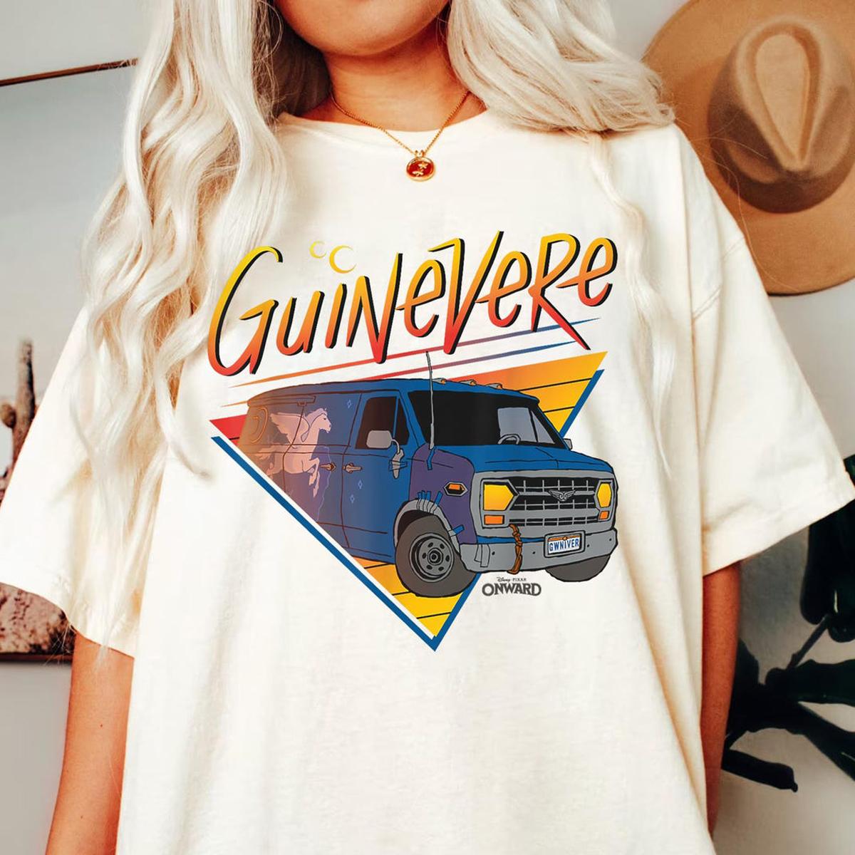 Disney Onward Van Guinevere Guinevere Car Barley Lightfoot Shirt 4