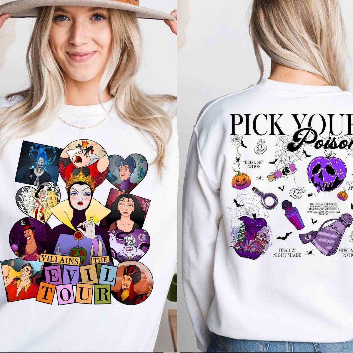 Disney Pick Your Poison Villain Shirt 1