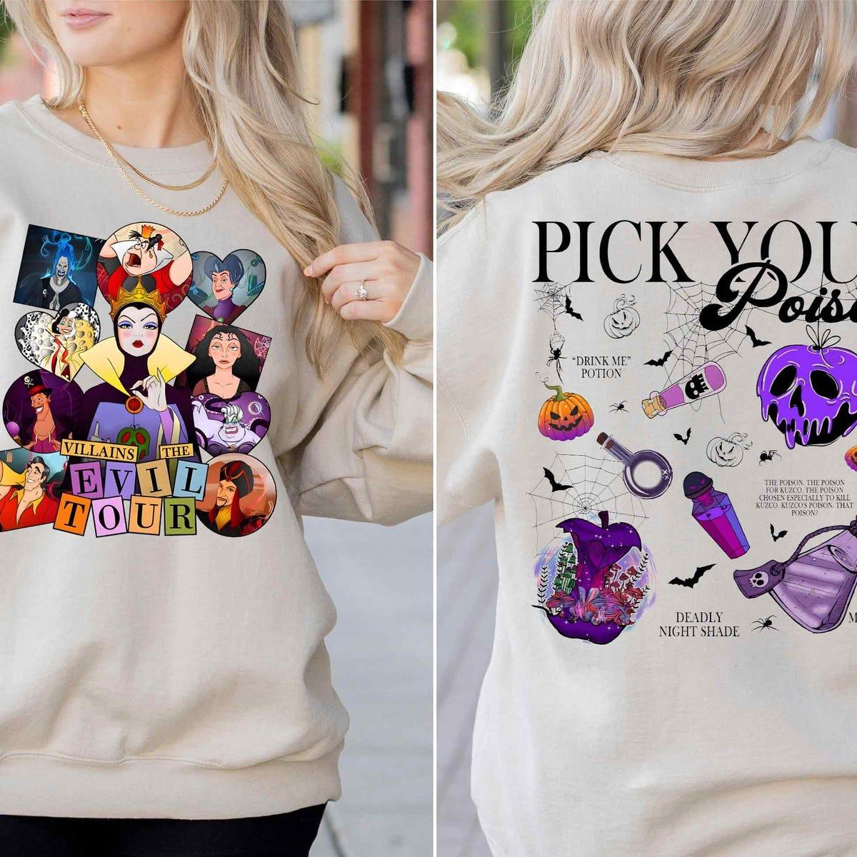 Disney Pick Your Poison Villain Shirt 3