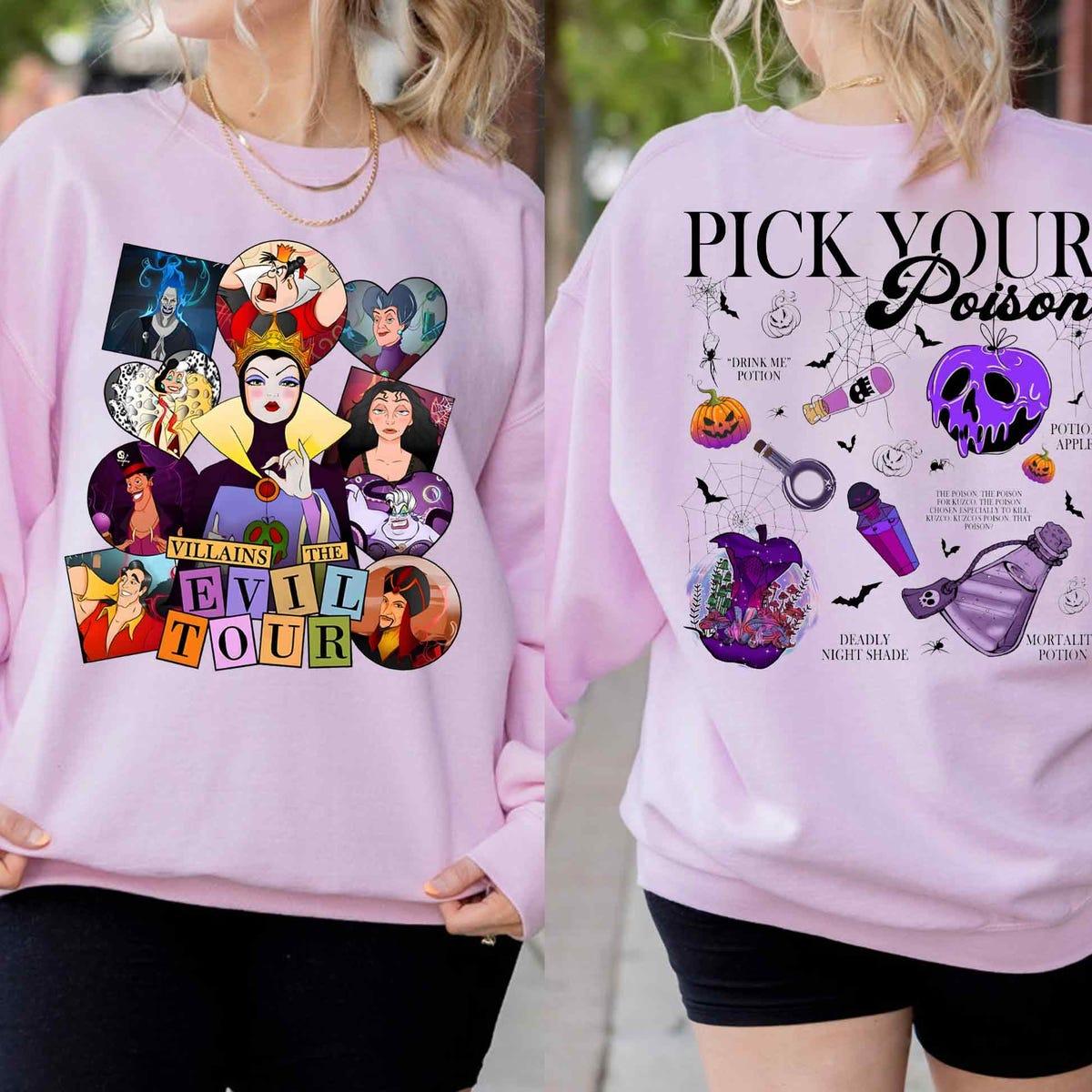 Disney Pick Your Poison Villain Shirt 4