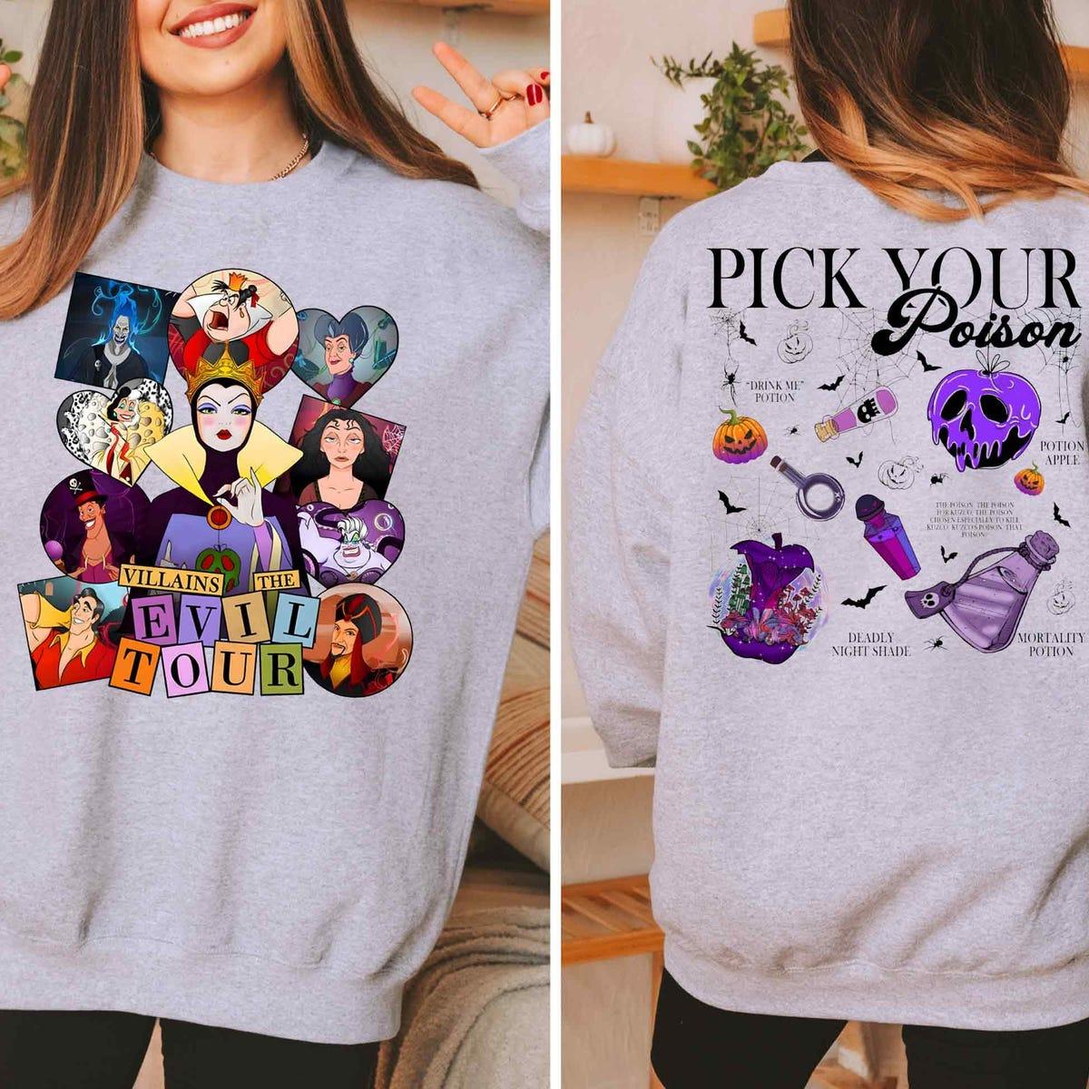 Disney Pick Your Poison Villain Shirt 5