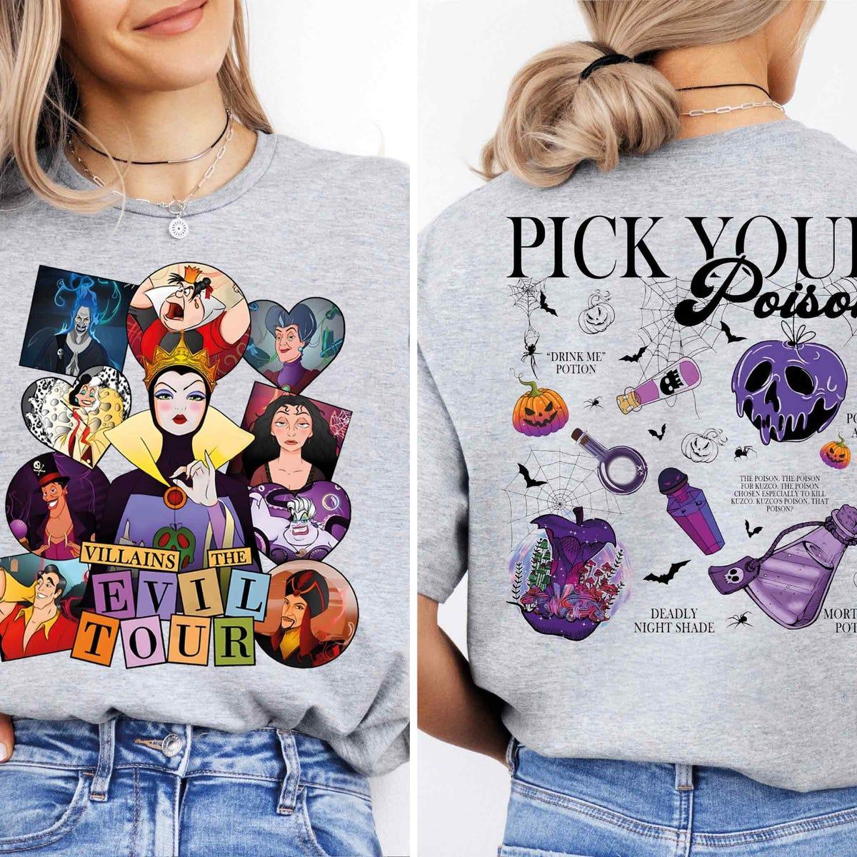 Disney Pick Your Poison Villain Shirt 6