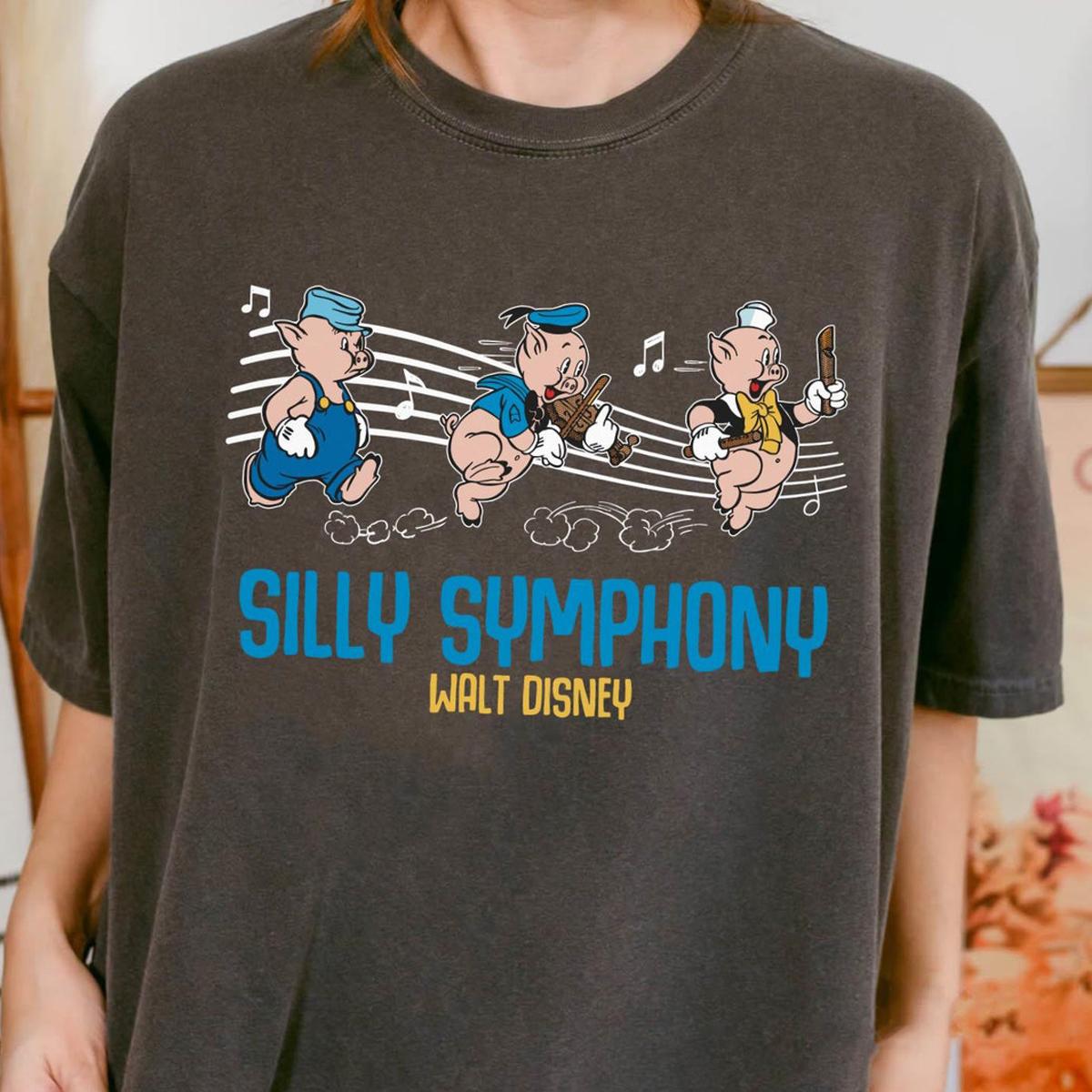 Disney Pigs Silly Symphony Halloween Party Shirt 1