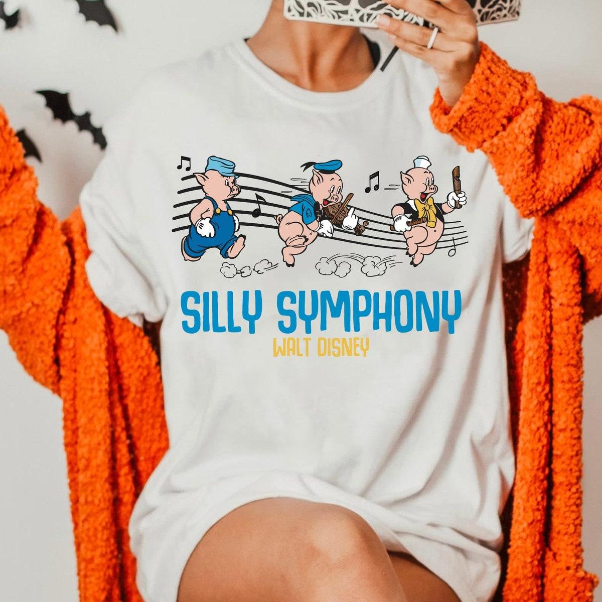 Disney Pigs Silly Symphony Halloween Party Shirt 2