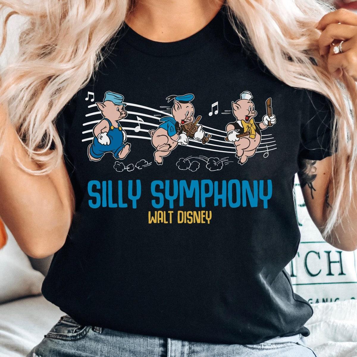 Disney Pigs Silly Symphony Halloween Party Shirt 6