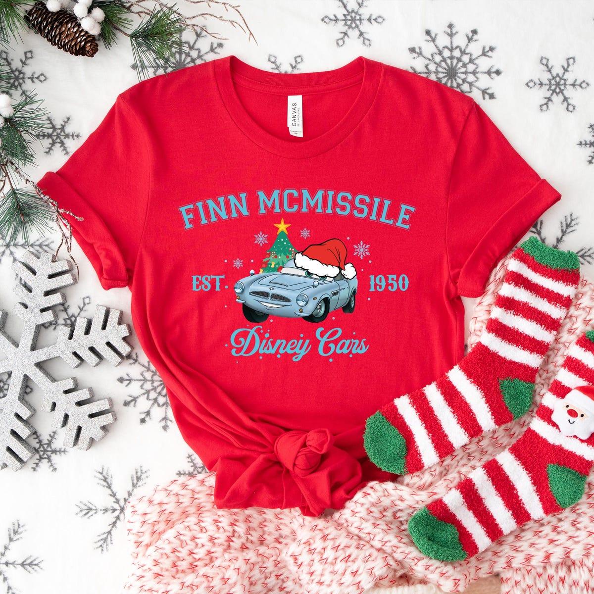 Disney Pixar Cars Finn Mcmissile Christmas Shirt 2