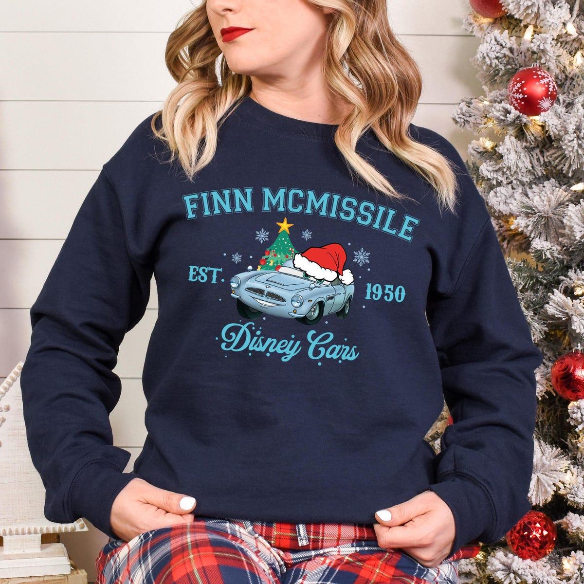 Disney Pixar Cars Finn Mcmissile Christmas Shirt 4