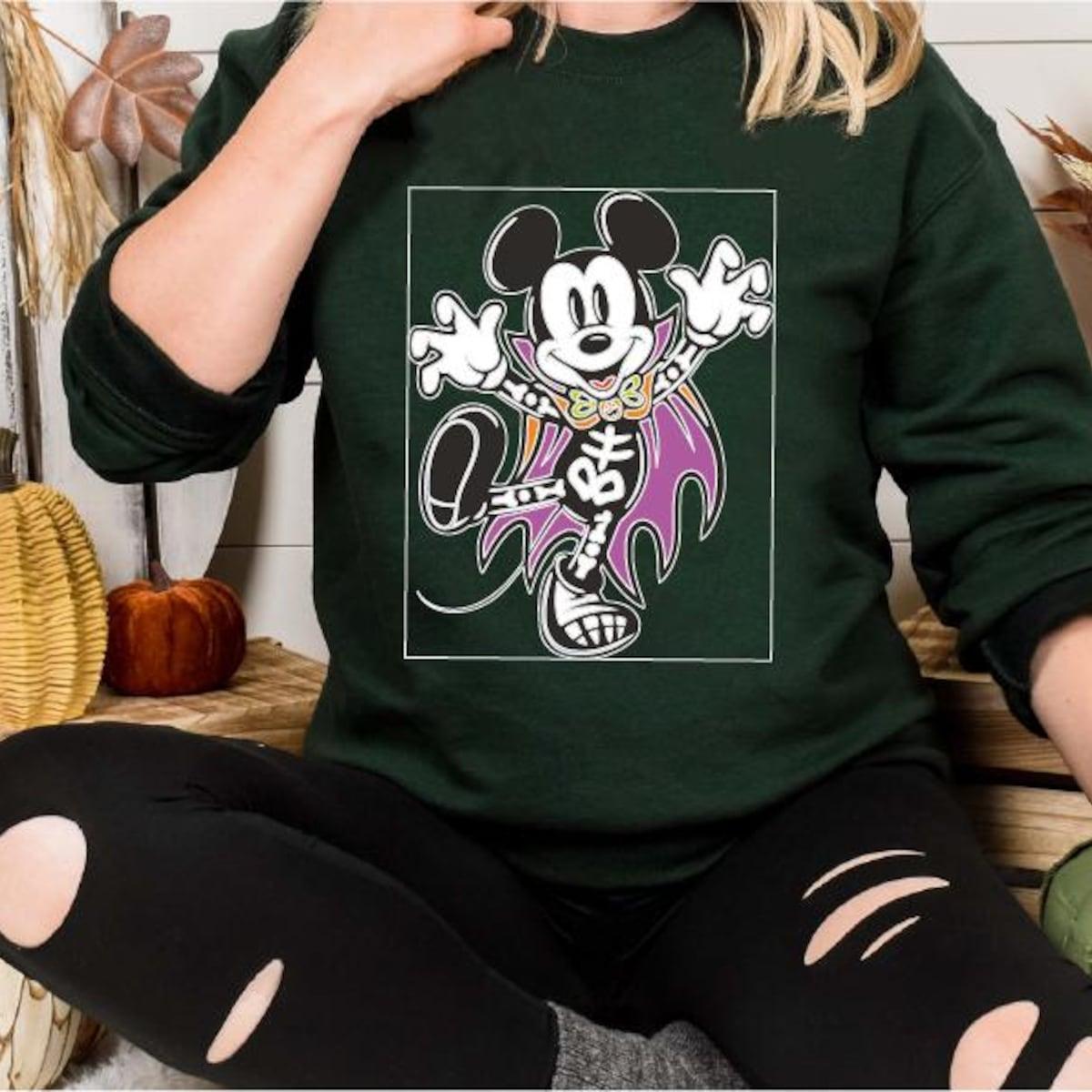 Disney Scary Mickey Mouse Ghost Halloween Shirt 4