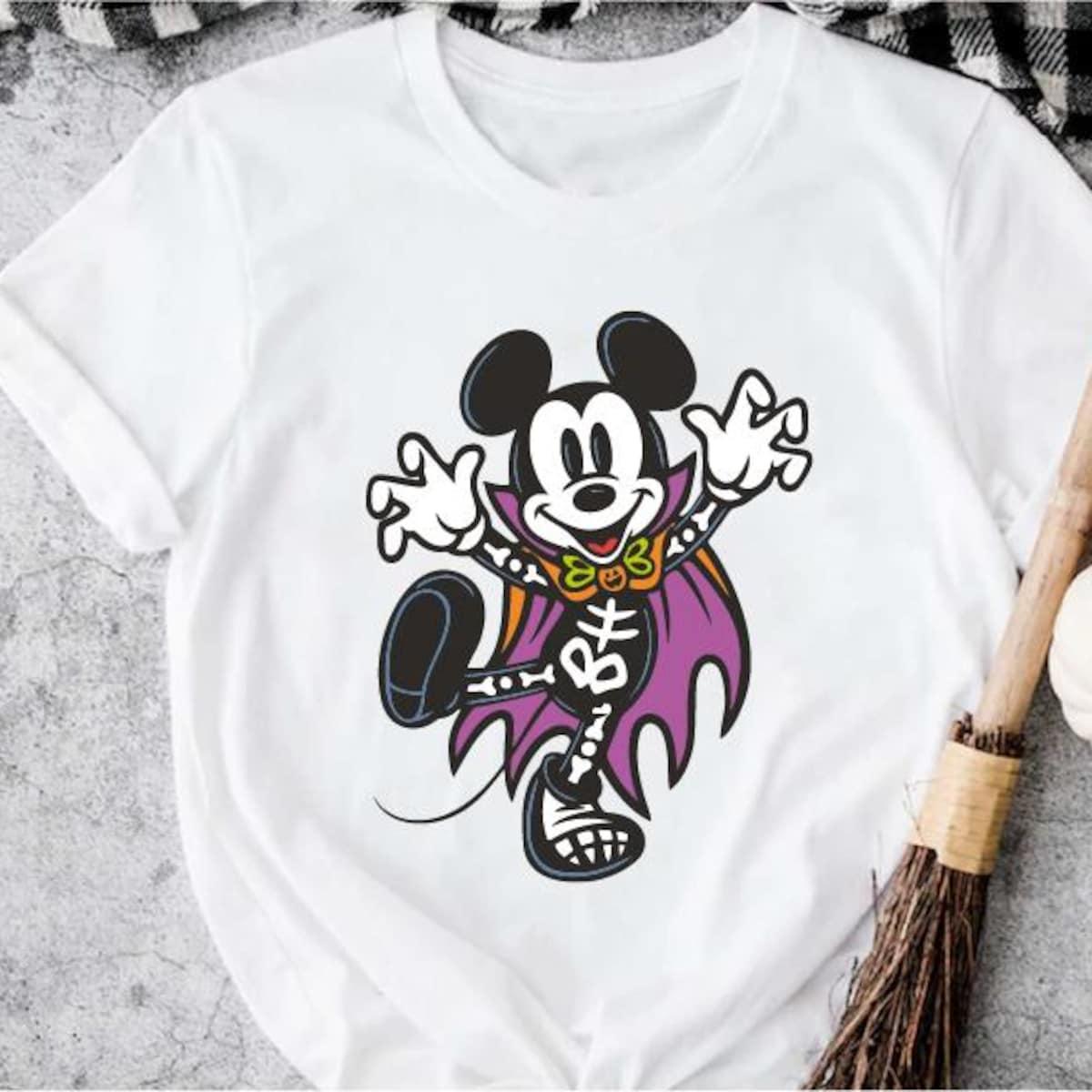 Disney Scary Mickey Mouse Ghost Halloween Shirt 5